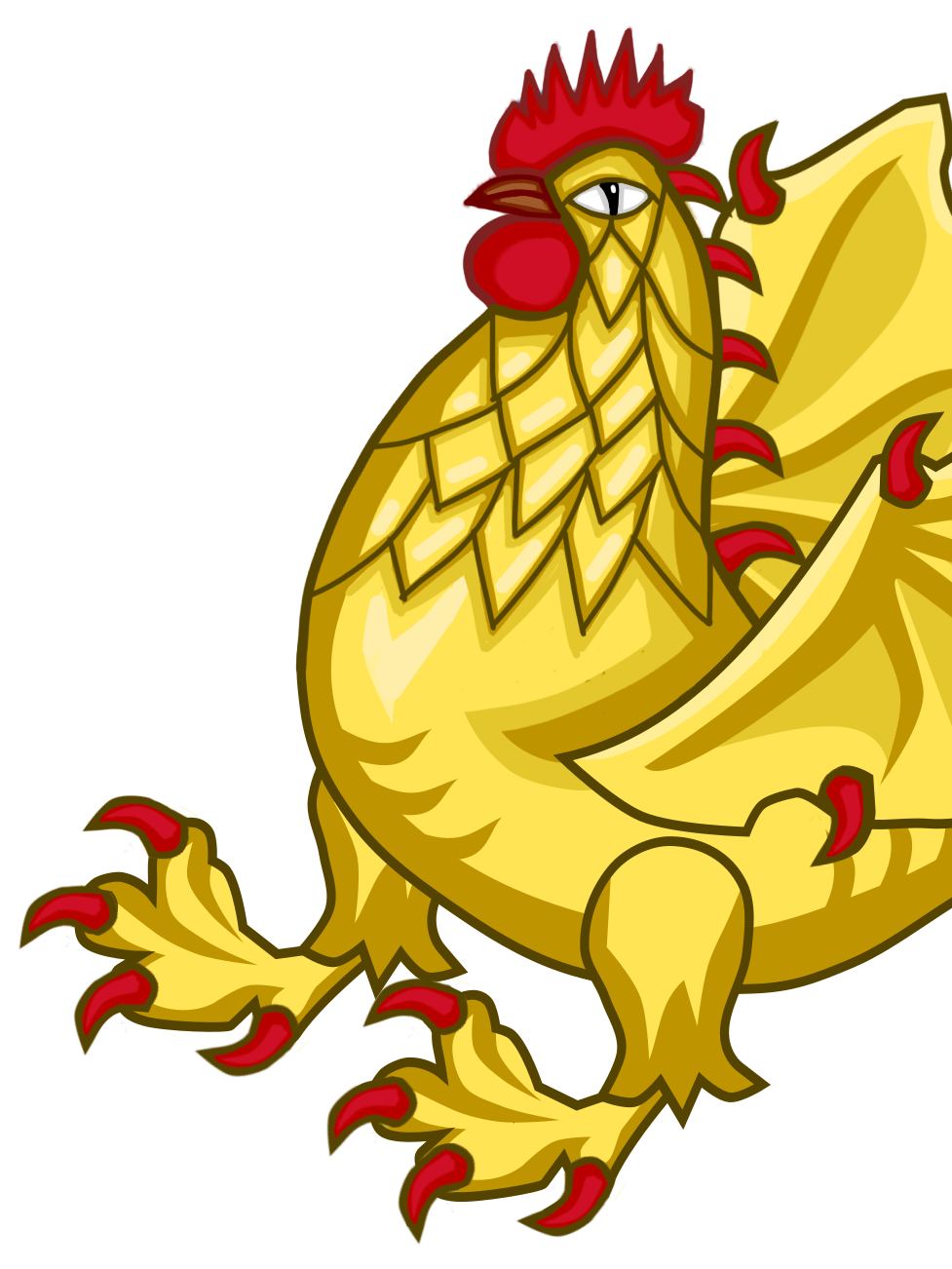 Illustration de La Cockatrice
