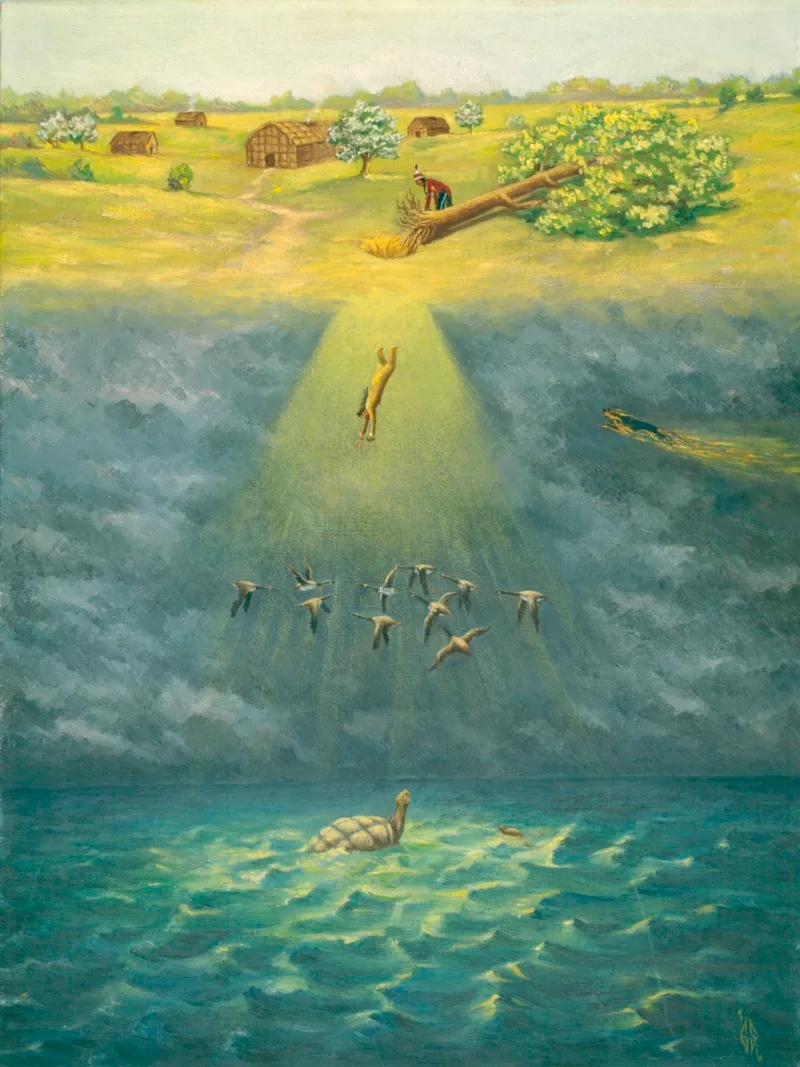 L'île de la Tortue, récit de la création iroquoise